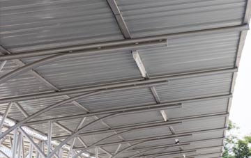 installing Tickford End metal roofing